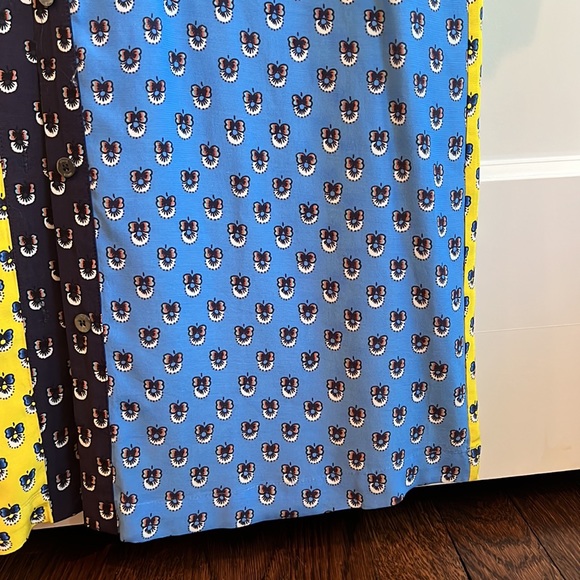 STAUD Pallas Top, Size S, Color Blocked Calico Print - Picture 8 of 10